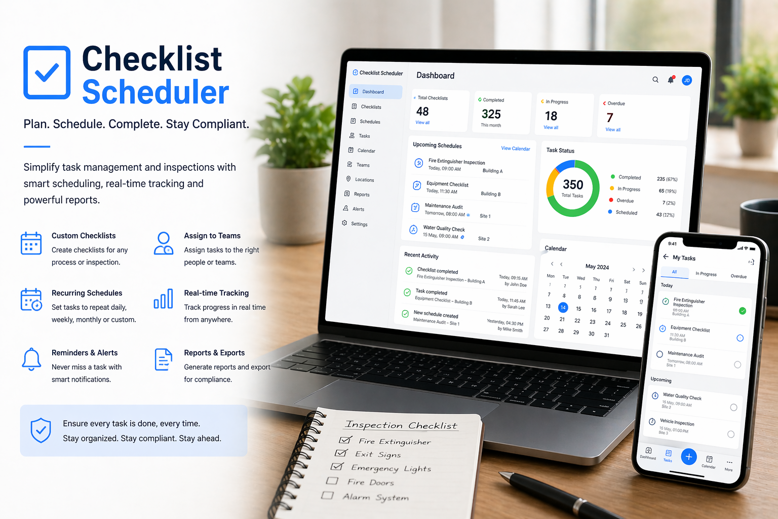 Checklist Scheduler